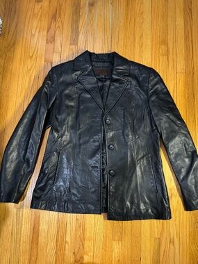 Siena Women’s Size 10 Black Leather Jacket